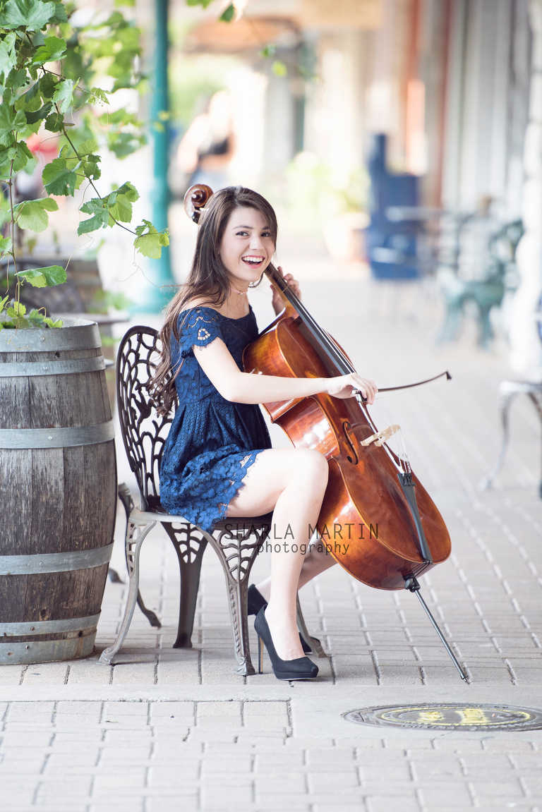 Senior Portrait with Cello