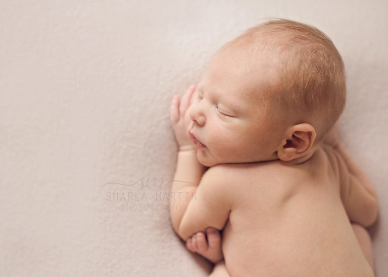 austin at home newborn session